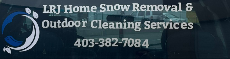 LRJ Snow Removal & Outdoor Cleaning Services Logo - Lethbridge, Alberta
